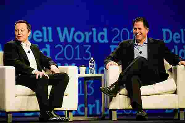 迈克尔·戴尔 (Michael Dell) 和埃隆·马斯克 (Elon Musk) 的Power Pow-Wow的5个外卖